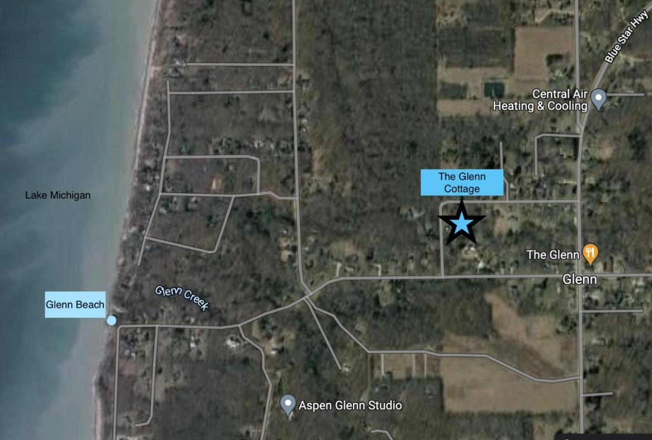 The Charming Glenn Cottage! Walk To Lake Michigan! Fennville Екстер'єр фото